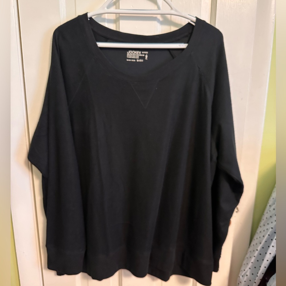 Jockey Mens Classic Black Sweatshirt